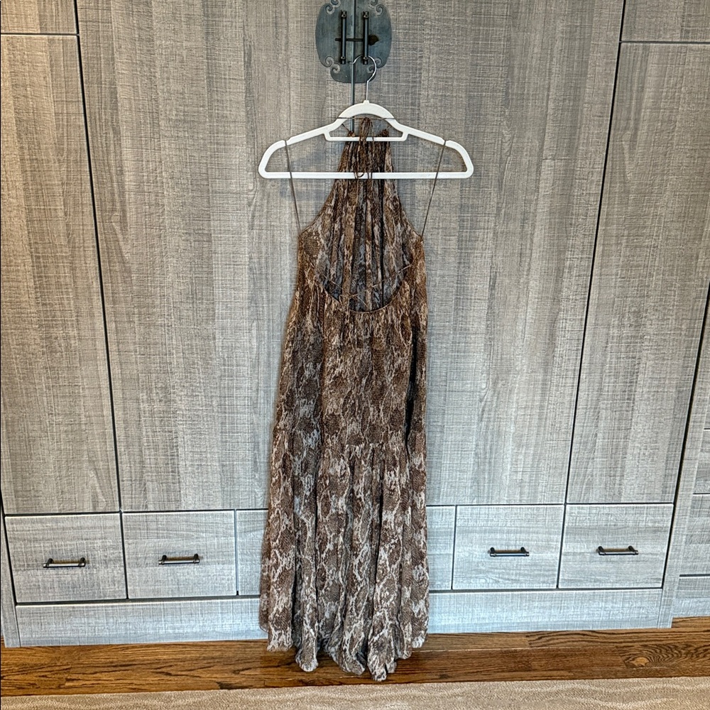Zara Collection Printed Halter Dress, - Picture 16 of 17
